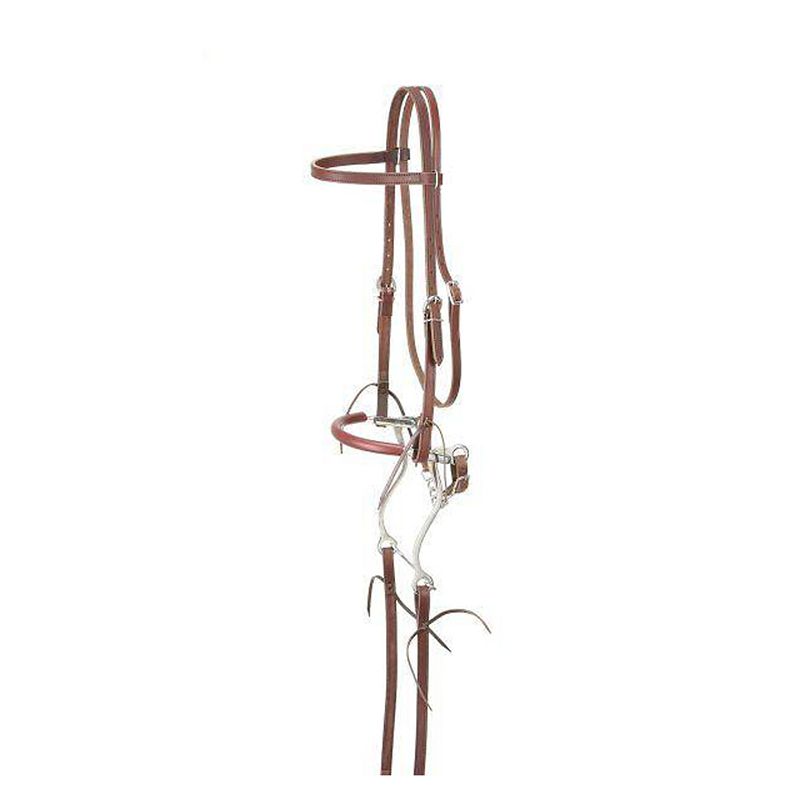 King Series Western Bridle w.Hackamore Black