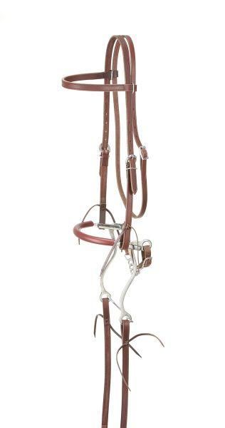 King Series Western Bridle w.Hackamore Black