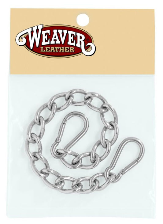 Weaver Curb Chain W/Sfty Spring Snaps 9 1/2