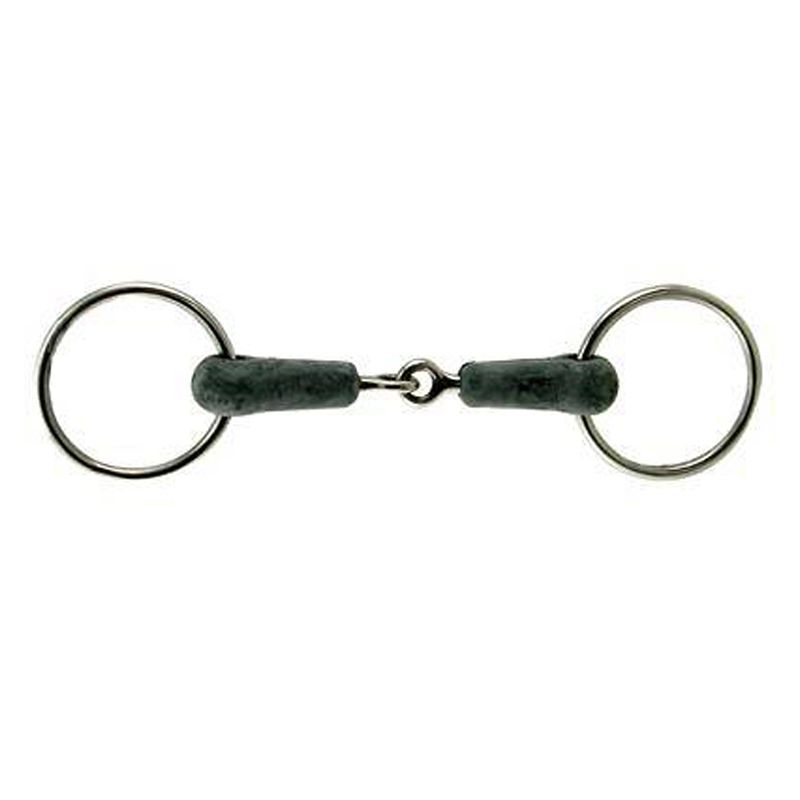 Coronet Loose Ring Hard Rubber Jointed Mouth Bit 4