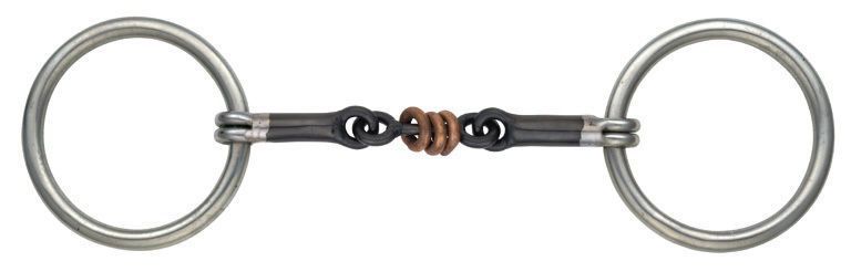 Shires Sweet Iron Copper Roller Snaffle 5