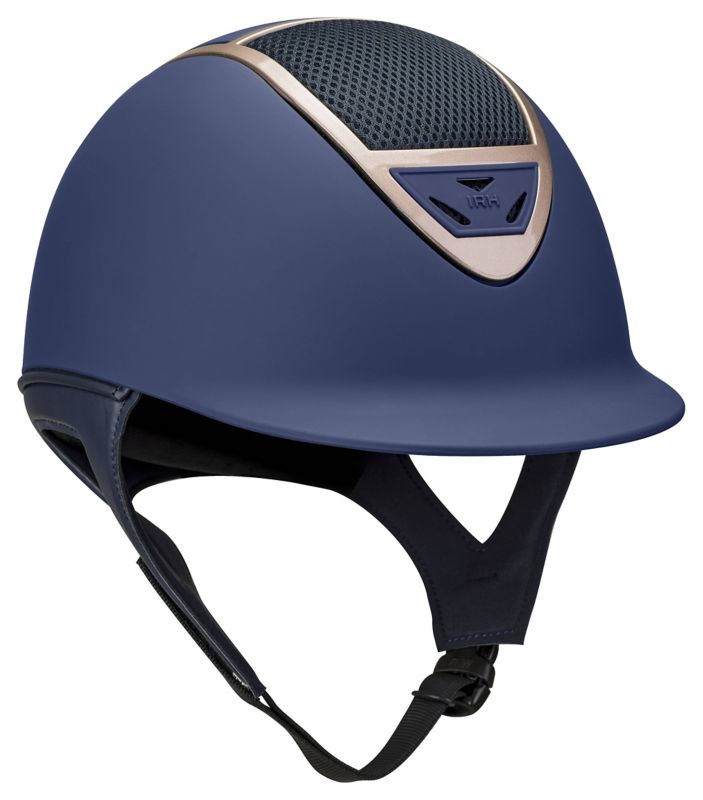 IRH IR4G XLT Rose Gold Trim Helmet Large Navy Matte