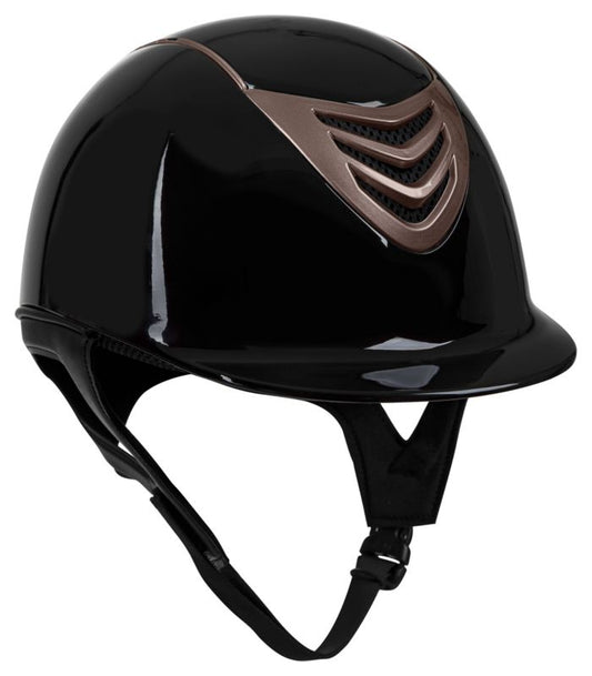 IRH IR4G Helmet Gloss Black Rose Gold Frame S