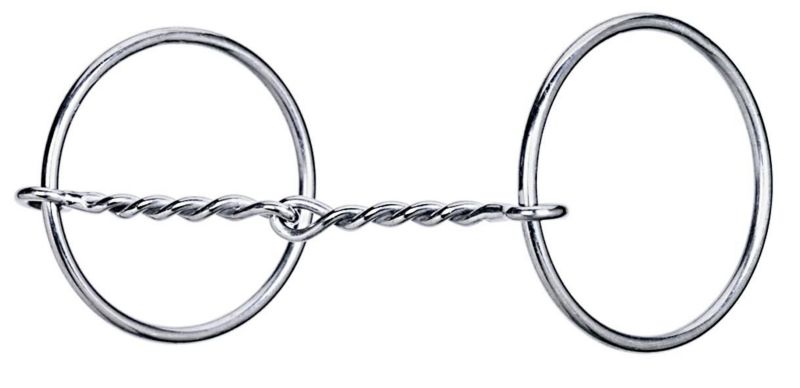 Weaver SS Thin Twisted Wire Loose Ring Snaffle