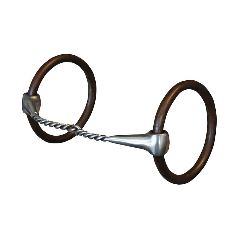 Bob Avila Small Twisted Snaffle O-Ring Bit