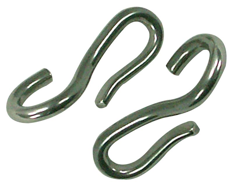 Stainless Steel Curb Hooks Pair