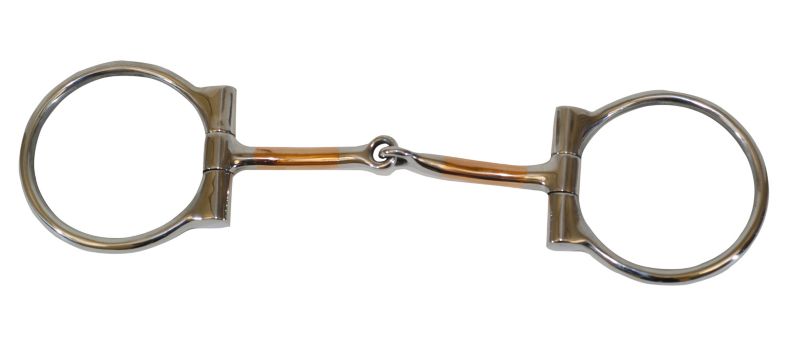 Western Sweet Iron D-Ring Snaffle Bit