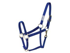 Deluxe 3-Ply Adjustable Nylon Halter w/Snap Averag