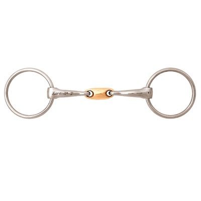 Korsteel Oval Link Loose Ring Snaffle 4 3/4