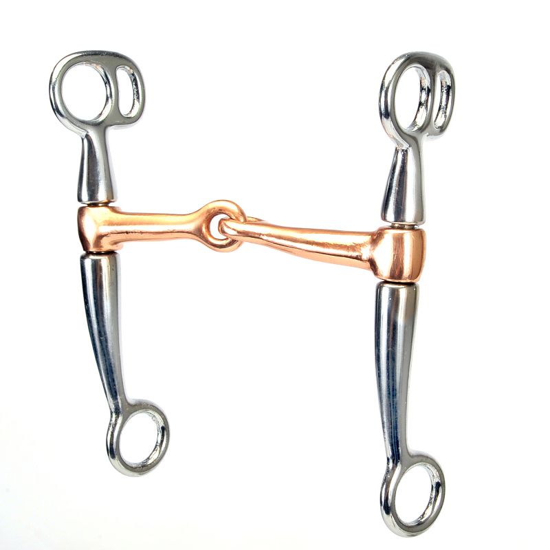 Western CP Copper Snaffle Tom Thumb Bit 5 Inch