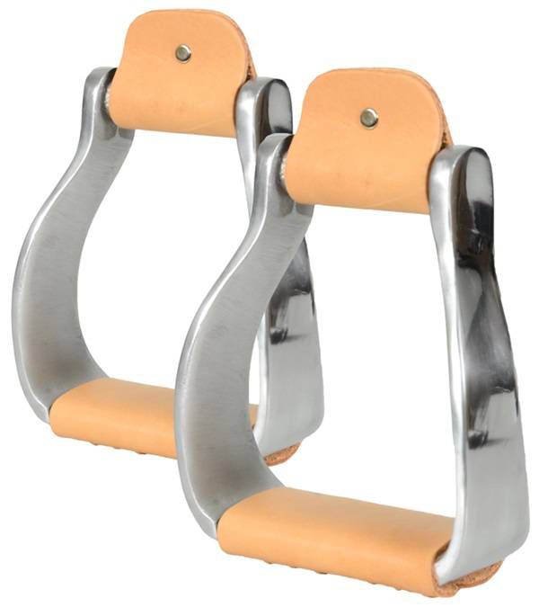 Jacks Flat Bottom Stirrups Aluminum Pair