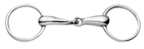 Korsteel Hollow Mouth Loose Ring Snaffle Bit 5 3/4