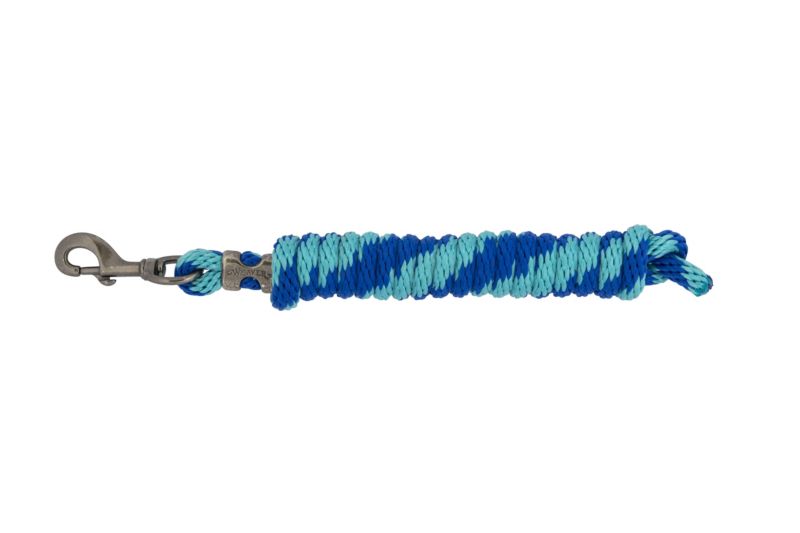 Weaver Mosaic Poly Lead Rope 10Ft Blue/ Turq